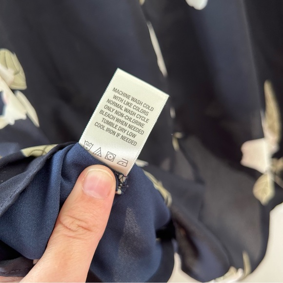 Floral faux tie front blouse by west kei - Picture 3 of 6